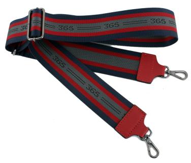 365 d.a.y.s Mississippi Red Taschenriemen Streifen verstellbar