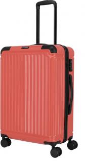 4-Rad-Trolley Hartschale Travelite Cruise M 67cm TSA-Schloss coral