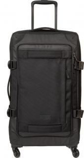 4-Rollen Koffer Eastpak Trans4 L TSA Zahlenschloss Coat Black Kevlar Optik