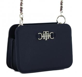 Abendtäschchen Tommy Hilfiger Club Crossover Pochette Dunkelblau Kette