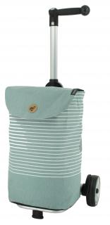 Andersen Einkaufstrolley Unus Shopper mit leichter Einkaufstasche Tilde Mint