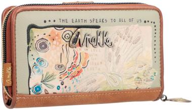 Anekke Amazonia Butterfly Portemonnaie grün braun herausnehmbares Etui