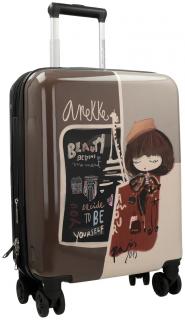 Anekke Handgepäckskoffer Hartgepäck 4-Rad Trolley S 55cm