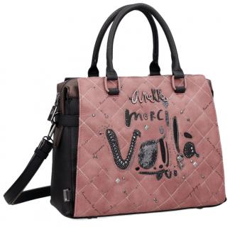 Anekke Kurzgrifftasche Mademoiselle Parisian Altrosa abgesteppt 