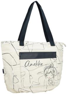 Anekke Sophia Beach Bag Tote Canvas Beige