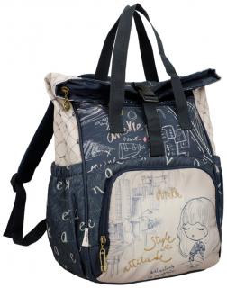 Anekke Textilrucksack Nylon Mademoiselle Travel Viaje Alloverprint Anekke Textilrucksack Nylon Mademoiselle Travel Viaje Alloverprint