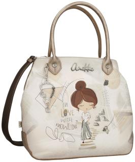 Anekke Tote Bag mit Print Sophia Hell Gold