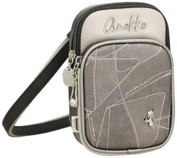 Anekke mini Sophia Auralis metallic Handytasche beige