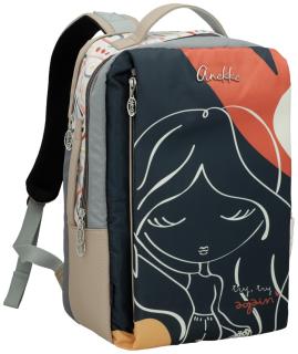 Anekke sportlich eleganter Damenrucksack Muse Olympia Bunt
