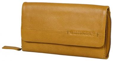 BURKELY strahlende gelbe Damenbrieftasche Natural Norah Yolk Yellow