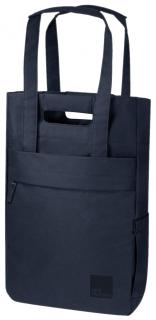 Backpack Jack Wolfskin Tragetasche Piccadilly dunkelblau 2in1 Nylongewebe 