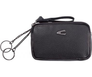 Big Keycase Camel Active Pura Medium Leather Black 