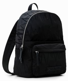 Bolis Mombasa Rucksack Bestickt Negro Nachhaltig Desigual