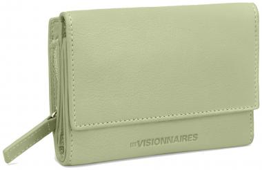 Brieftasche hellgrün Les Visionnaires Lisa Soft Grainy Matcha