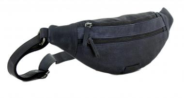 Bum Bag Tony Leder 365 d.a.y.s dunkelblau Bauchtasche