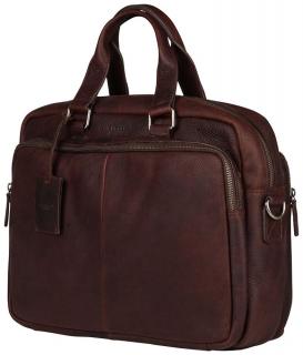 Burkely Workbag Antique Avery dunkelbraun Leder Herren