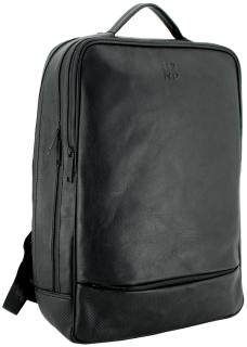 Businessrucksack schwarz Leder Harbour 2nd City Lights Glasgow