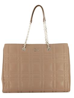 Businesstasche Calvin Klein Re-Lock Quilt Tote Beige