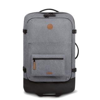Cabaia Getaria Weichschalenkoffer M 2Rad Heather Grey TSA
