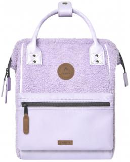 Cabaia Mädchenrucksack Fell Lila Cleveland Molle Vordertasche Purple