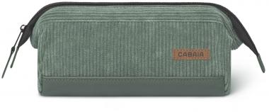 Cabaia Pencil Case Niagara dunkelgrün Cordsamt