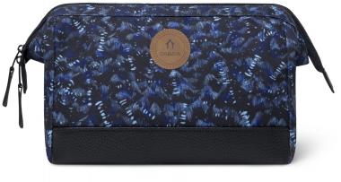 Cabaia Toilettentasche Askim blau schwarz gemustert Travel Kit nachhaltig