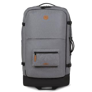 Cabaia Trolleytasche mit 2 Räder Getaria Soft Case Large Heather Grey vegan