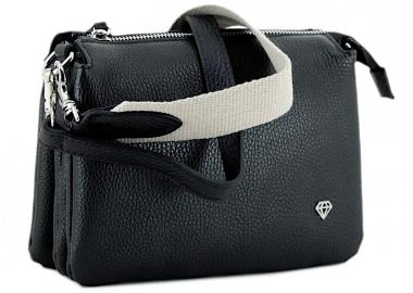 Caleidos Lederhandtasche Black Henkelwahl Caleidos Lederhandtasche Black Henkelwahl