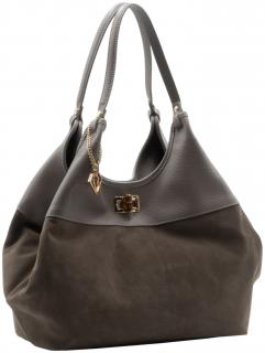 Caleidos XXL Beuteltasche Leder Taupe Caleidos XXL Beuteltasche Leder Taupe