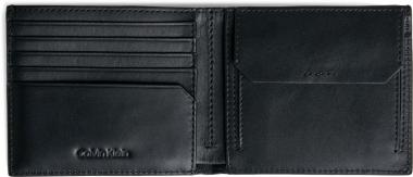 Calvin Klein Metal Bifold Scheintasche Herren Black Calvin Klein Metal Bifold Scheintasche Herren Black