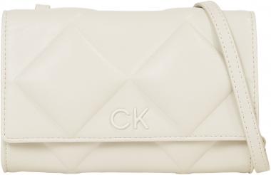Calvin Kleine Minibag Ecru Überschlag 3D-Effekt Re-Lock