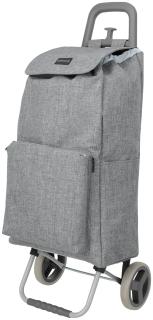 Capriccio Shopping Cart Einkaufskorb Trolley grau meliert