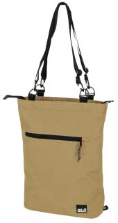 Casual Look 2in1 Freizeittasche Jack Wolfskin 365 Tote Bag Cookie Safari Braun