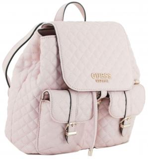 Citybackpack gesteppt Guess Adam Pale Rose Überschlag hellrosa