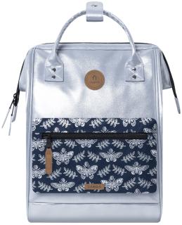 Cityrucksack Cabaia schimmernd Adventurer silver Fiji Medium