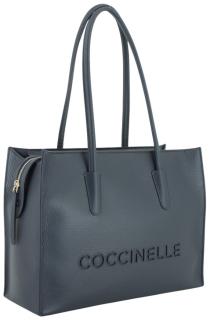 Coccinelle nachtblaue Damentasche geräumig Leder Myrtha Midnight Blue