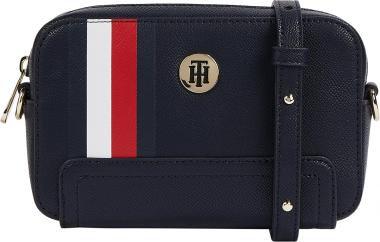 Crossbody Bag dunkelblau Tommy Hilfiger Streifen Honey Camera Bag Corp