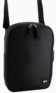 Crossovertasche Jack Wolfskin Gadgetary Black Schwarz Tabletfach