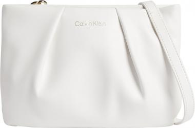 Damen Handtasche Calvin Klein Twisted xBody Clutch Pochette Ecru Weiß