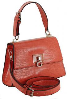 Damen Tragetasche Guess Stephi Spice Orange Animal Knaller Farbe
