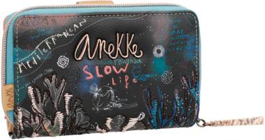 Damenbrieftasche Anekke Coral Mediterranean Unterwasserwelt Blau Koralle