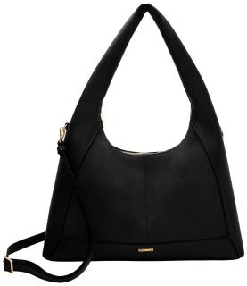 Damentasche L.Credi schwarz Palmira vegan Velours