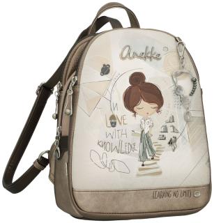 Daypack Anekke hell Finish Sophia Bücher Schriftrollen antik dunkelbeige Stickereien