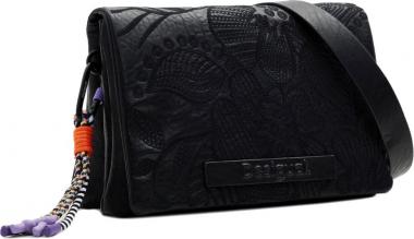 Desigual Überschlagtasche Alpha Dortmund Flap 2.0 Negro Black 