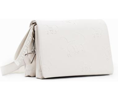 Dortmund Flap Alloverprägung hellbeige Desigual All Mickey Schultertasche