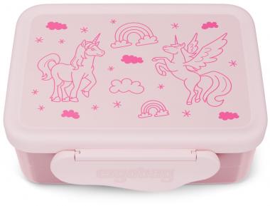 Ergobag Brotdose Edelstahl Einhorn rosa Snackbox