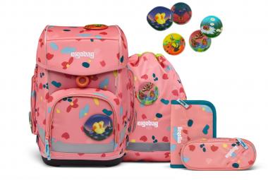 Ergobag Cubo ZitronenfaltBär rosa Schultasche Insekten