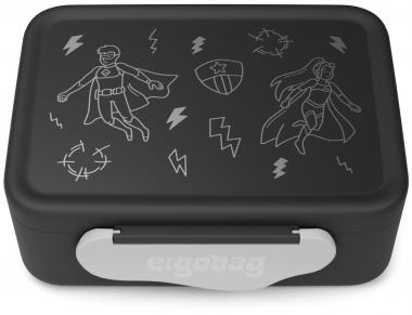 Ergobag Essensdose dunkelgrau Superheld 