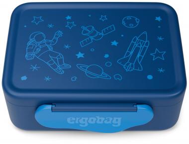 Ergobag Jausenbox Astronaut dunkelblau Weltall Trennfach
