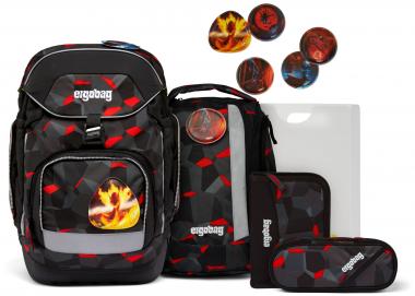 Ergobag Schulset Rucksack Pack Federmappe TaekBärdo schwarz